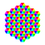 hexagonal triangle tessellation